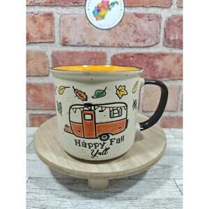 2021 Spectrum Designz Happy Fall Yall 18 oz Mug Floral Embossed NWT